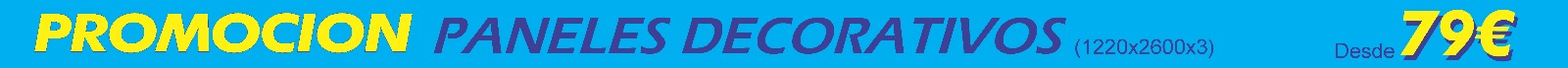 Promoción Paneles Decorativos